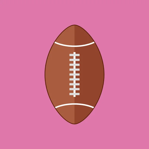 A Football on a Bright Pink Background.